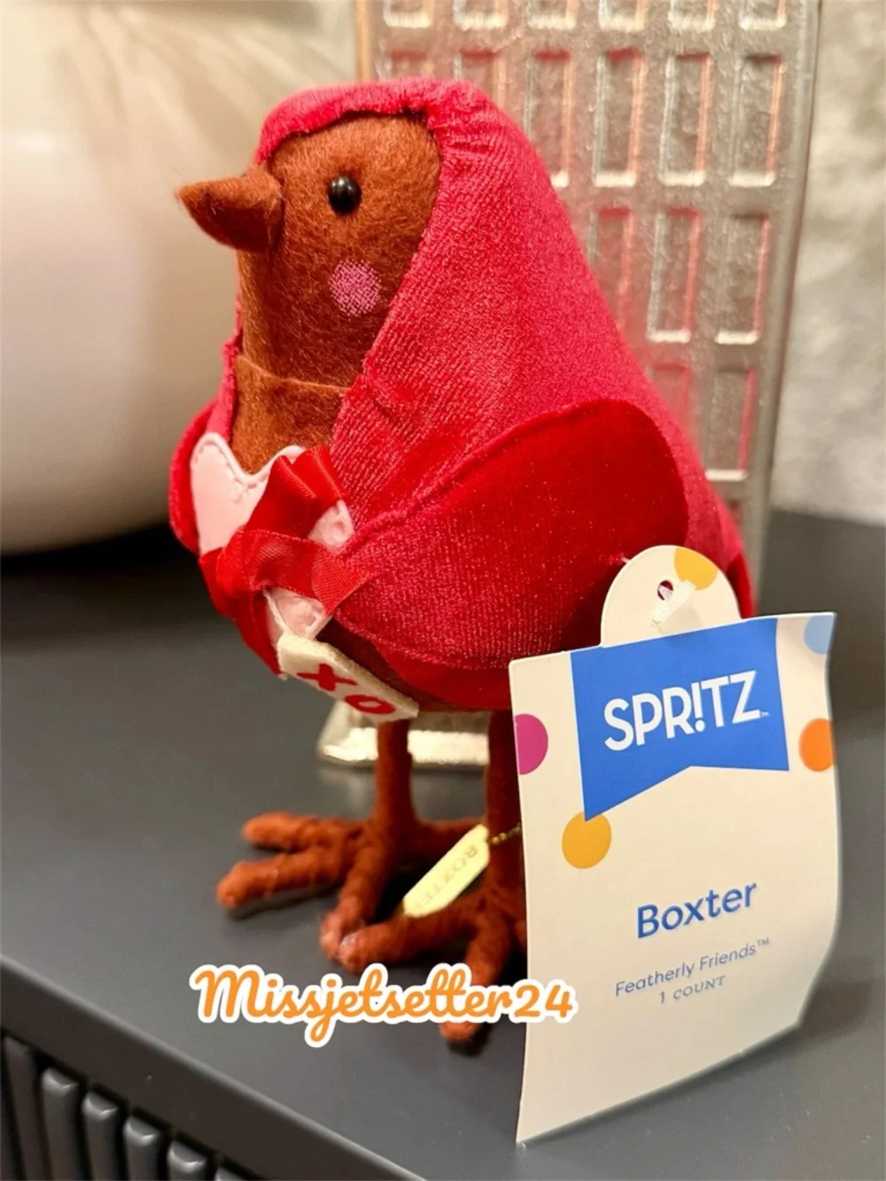 NWT Boxter Target Featherly Friends Spritz Valentine’s Day 2026 Collectible Bird